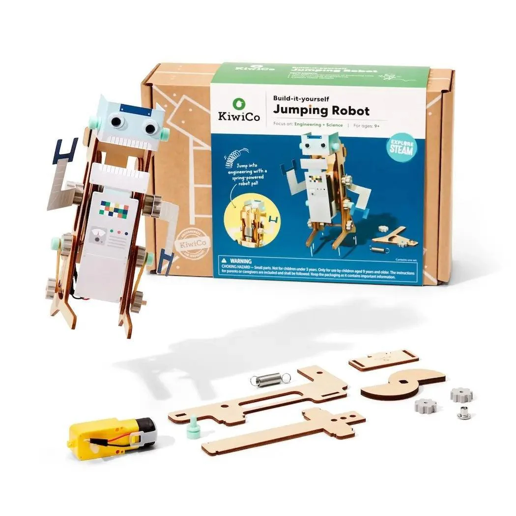 Build-it-Yourself Jumping Robot from KiwiCo