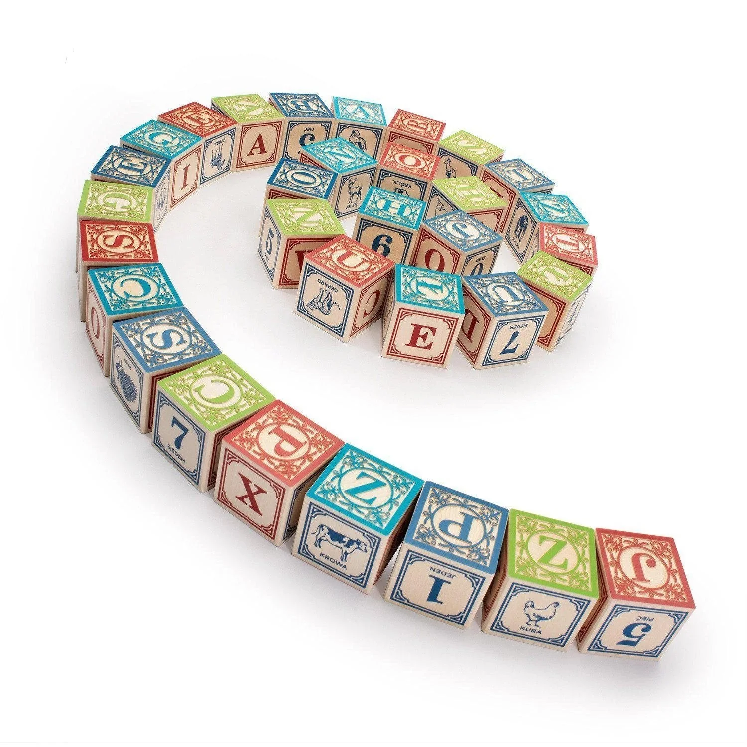 Uncle Goose Foreign Language Alphabet Blocks - Image 18
