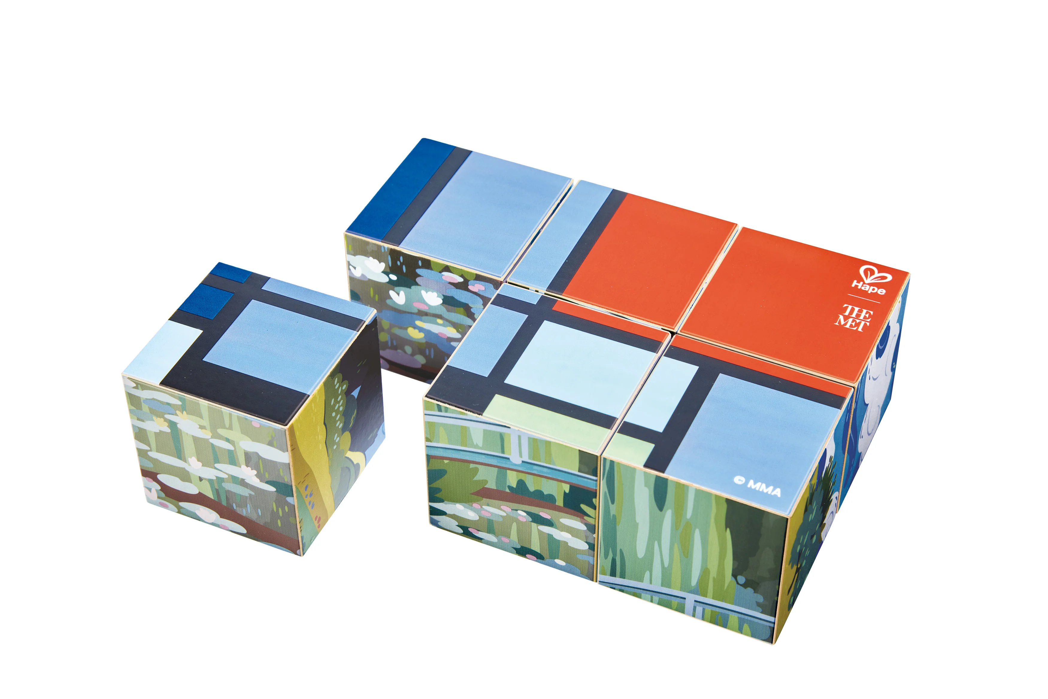 Hape The Met Collection Art Puzzle Cubes - Image 2