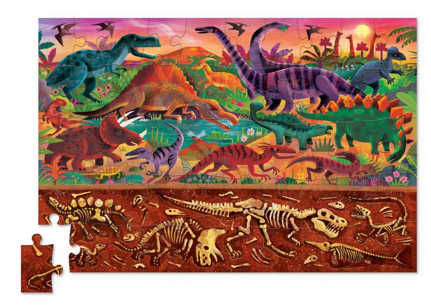 Holographic Dinosaurs 50-Piece Puzzle - Image 2