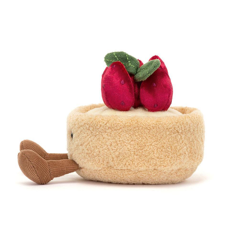 JellyCat Amuseables Fleurette Tarte Aux Fraises Plush - Image 2