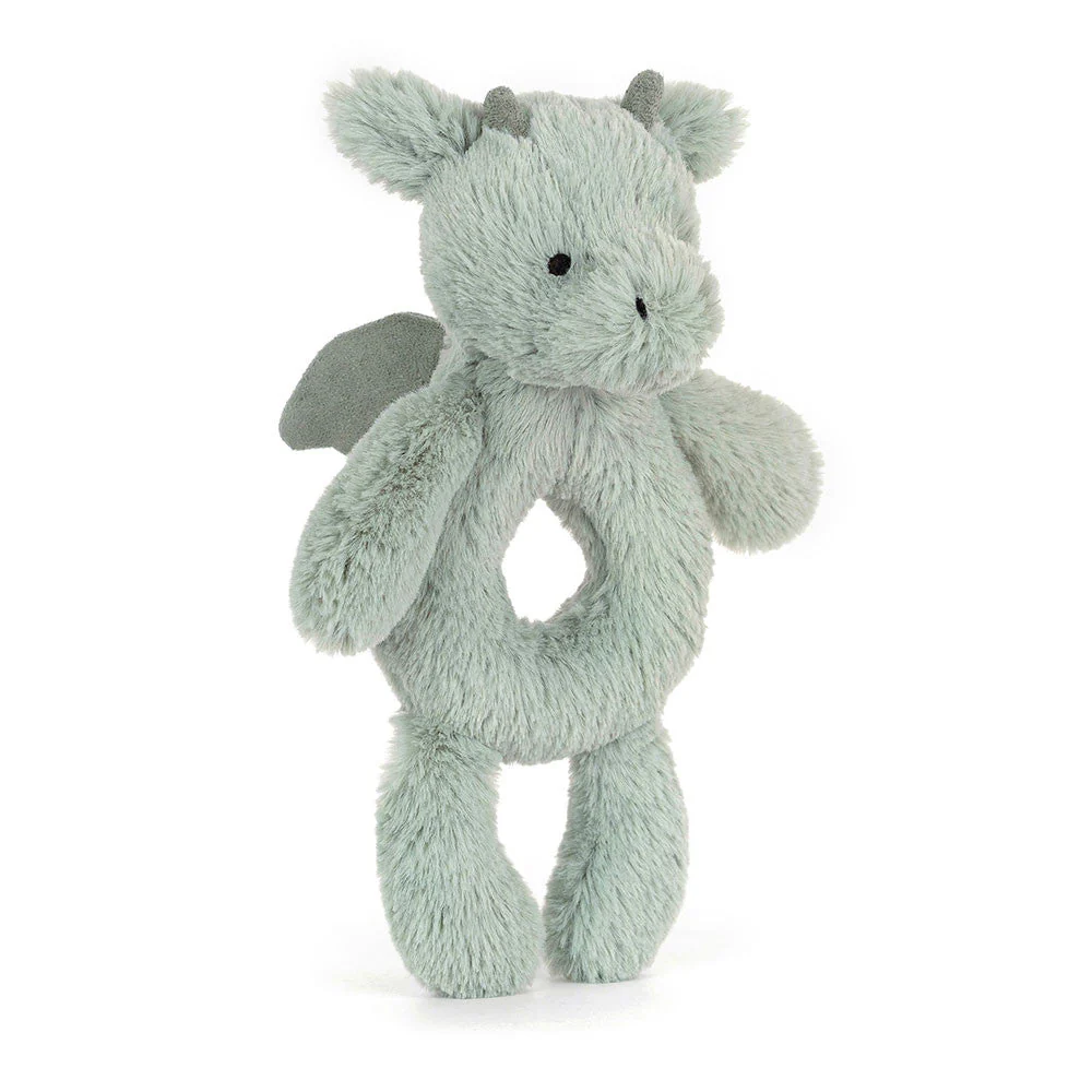 JellyCat Bashful Dragon Ring Rattle (Last Call!)