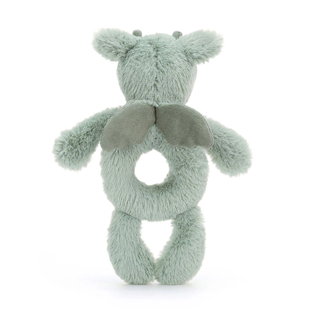 JellyCat Bashful Dragon Ring Rattle (Last Call!) - Image 3