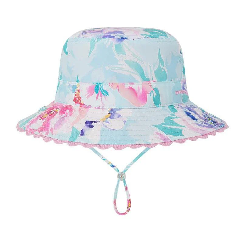Kooringal Kids Baby Girl's Bucket Hat - Blush (0 - 24 Months)