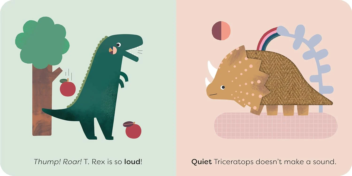 MiniTouch Books: Dinosaurs: Touch-and-feel first opposites - Image 2