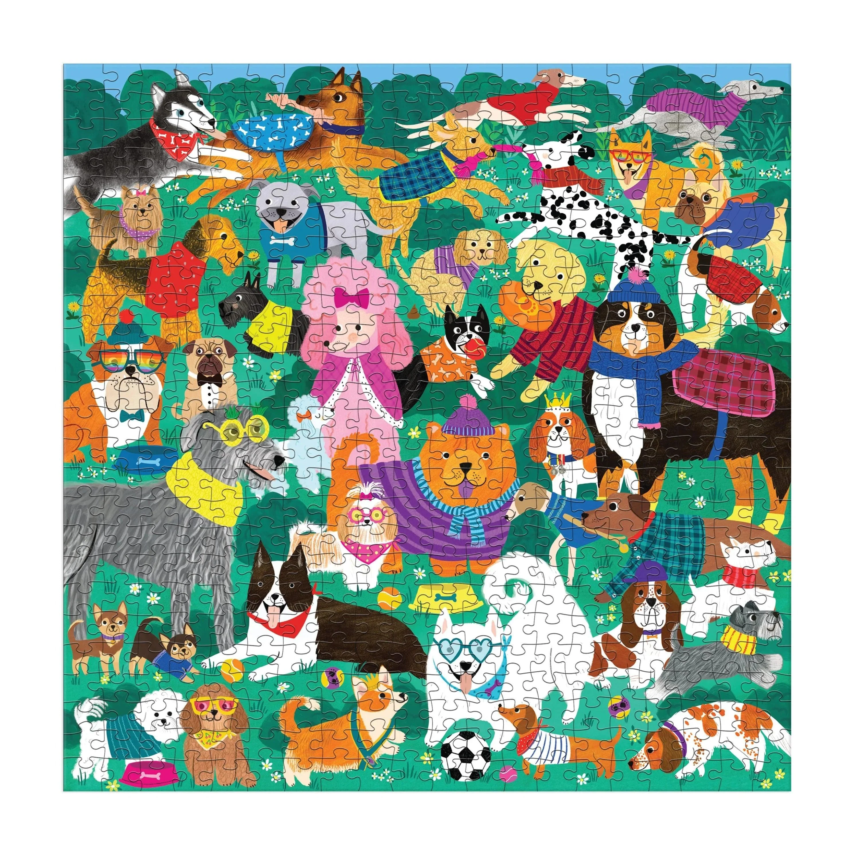 Mudpuppy Doggone Days 500-Piece Family Puzzle - Image 2