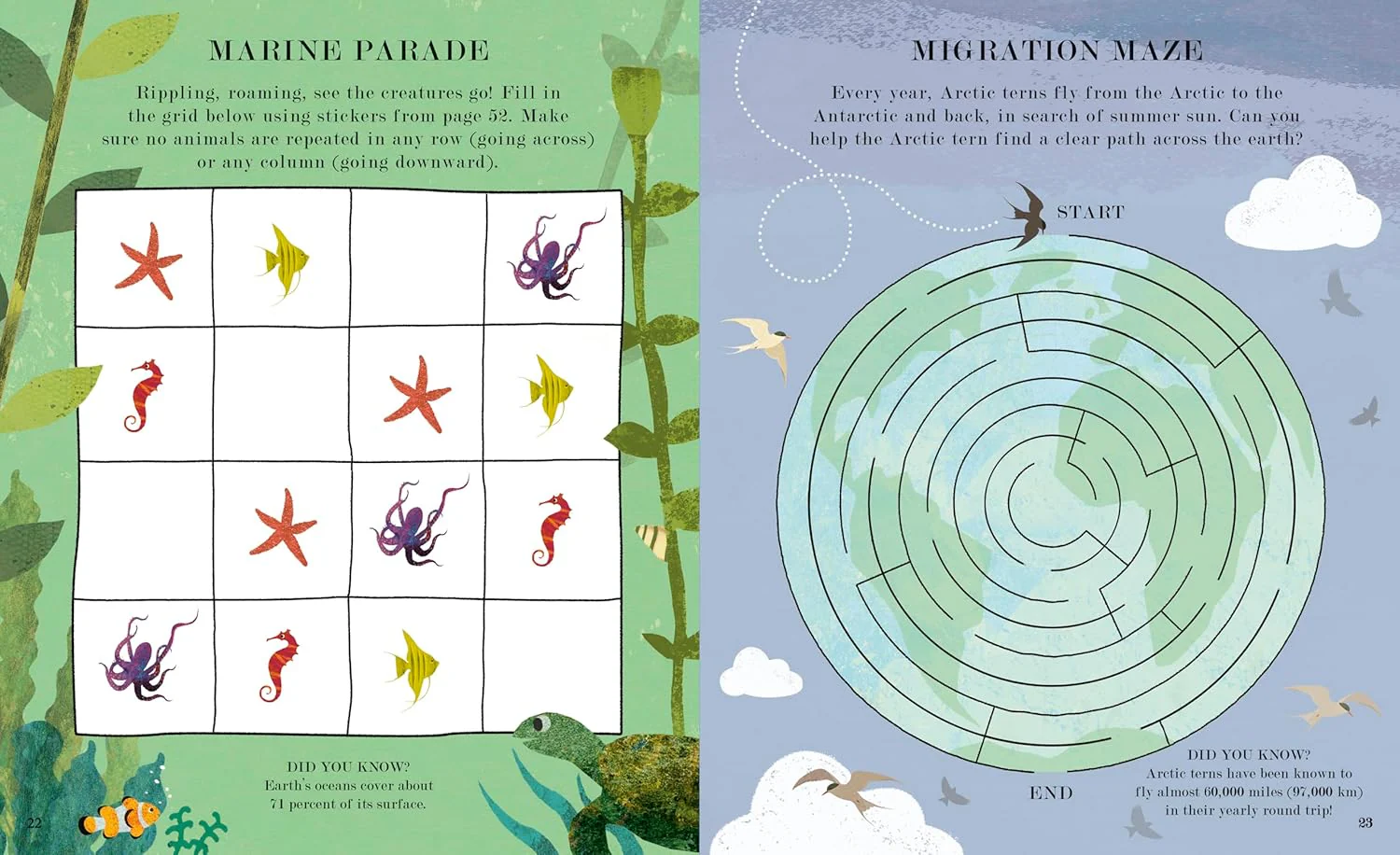 Ocean: A Peek-Through Activity Book with Over 200 Stickers - Image 4