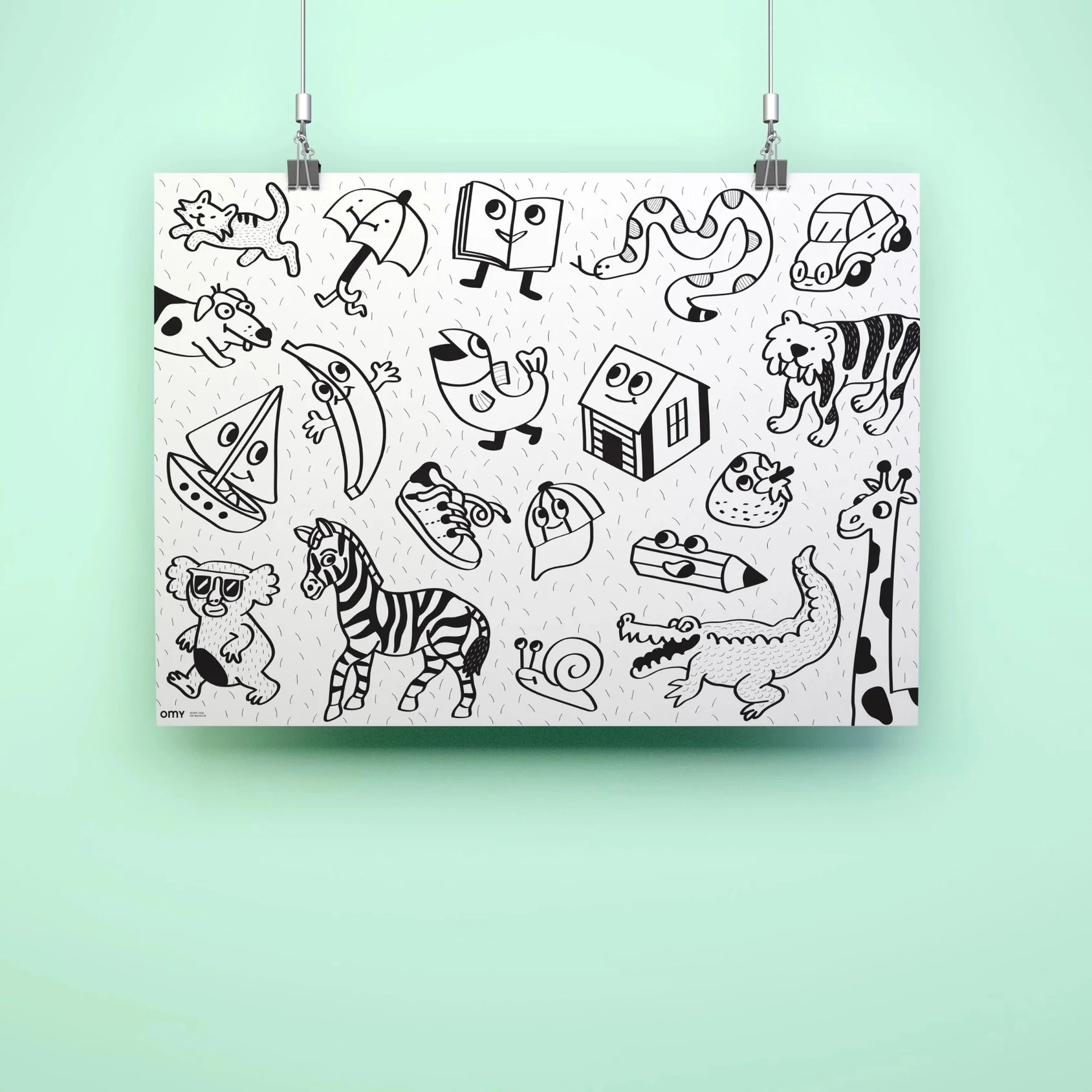 OMY Giant Coloring Posters - Image 9