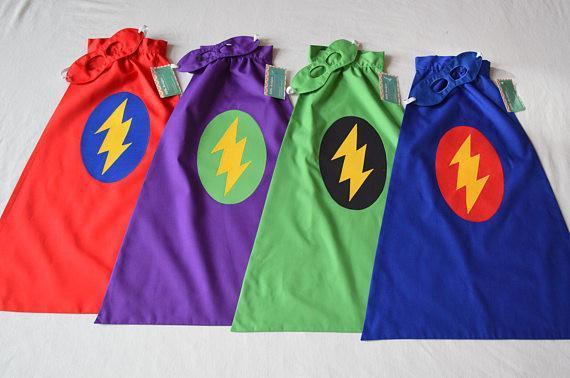 Super Hero Cape & Mask - Image 2