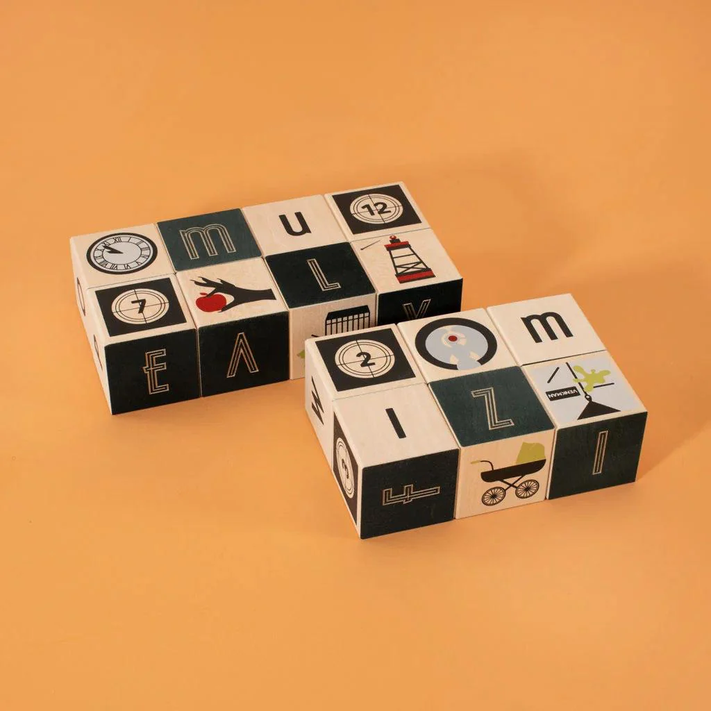Uncle Goose Lights, Camera, Action! ABC Blocks - Image 2